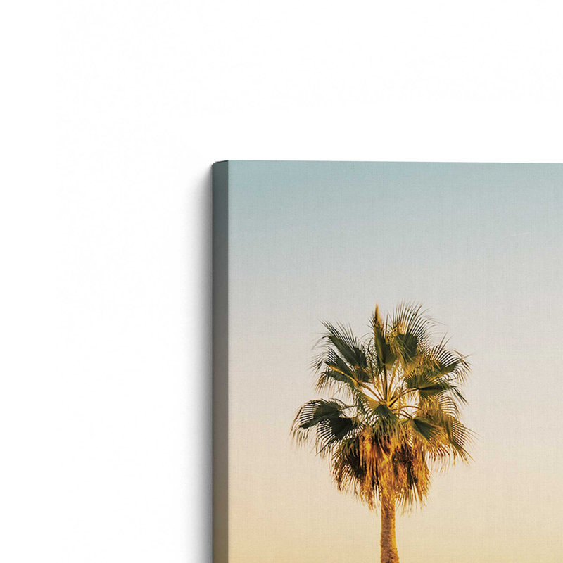 Impression sur toile Sunset Drive, Toile tendue, H 36 po x l 54 po x P 1,25 po, 3