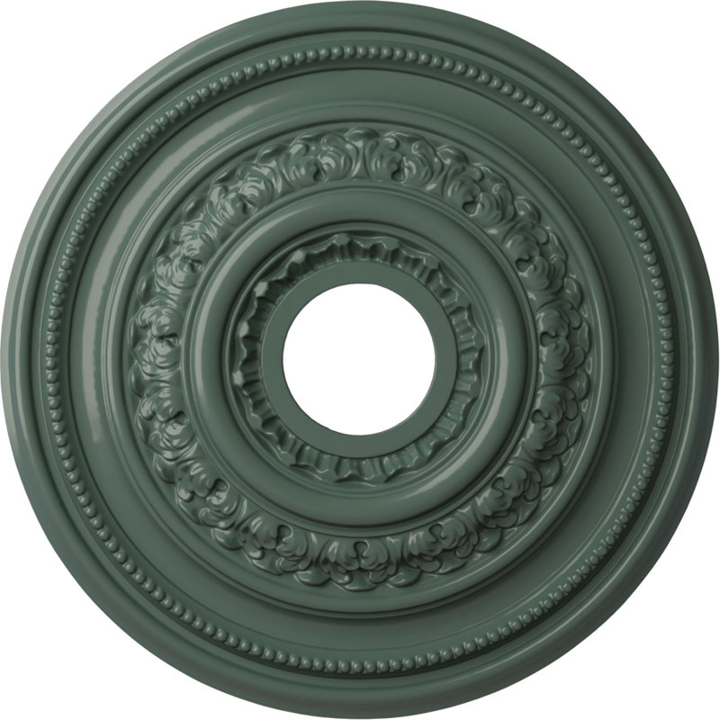 Médaillon de plafond H 17,625 po x l 17,625 po x P 1,875 po Orleans, Tourbillon de nuages