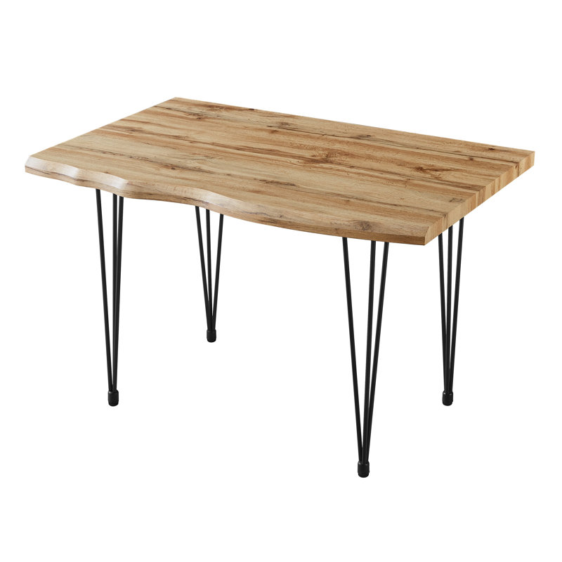 Mileta Metal Base Dining Table, H76 x L120 x W80cm