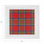 Christmas Tartan Red Cotton Sateen Dinner Napkins