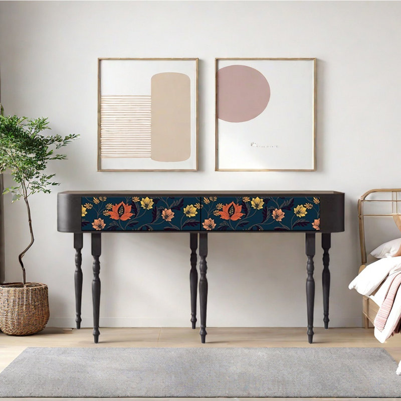Multifunctional Art Console Table, 31.5" H x 62.99" W x 15.75" D