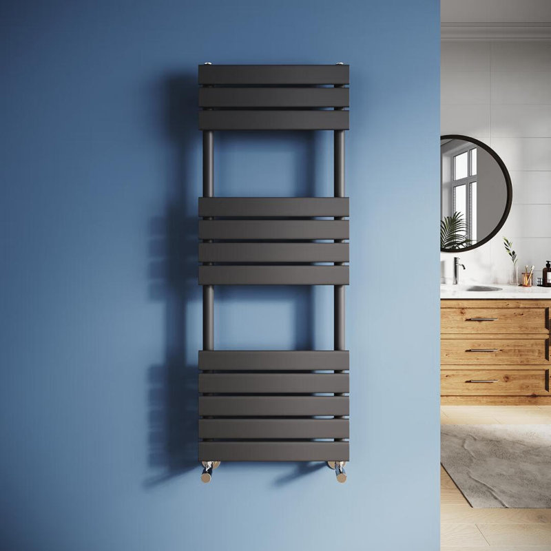 Carise 12 Wall Towel Rack, Matte Black