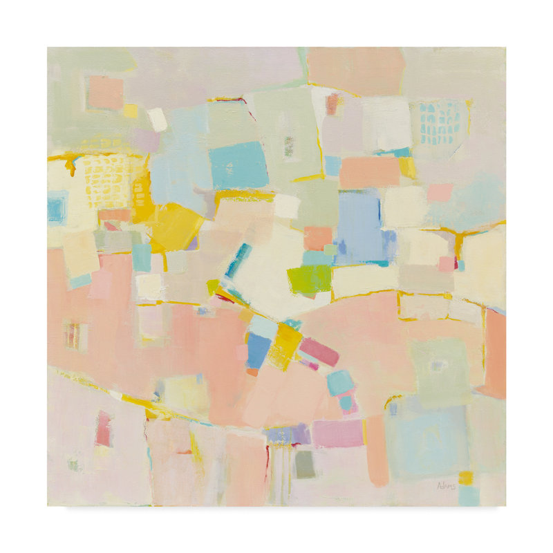 «Block Party» par Phyllis Adams, reproduction sur toile