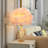 Pink Feather Lamp