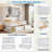 All-in-one Wooden Daybed With 2 Drawers, Cabinets And Shelves-1826859971-1826859970