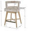 Table et chaises pivotantes