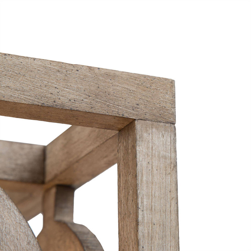 Allmeria 4-Light Wood Rectangle Pendant