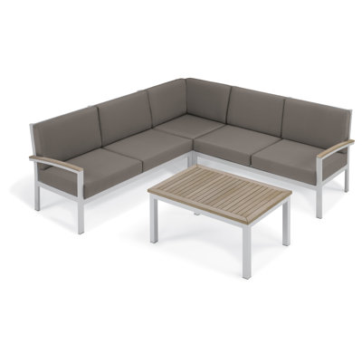 Travira 4 Piece Sectional Set with Cushions
