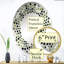 Green Urban Maze - Miroir mural à pois ovale-96315335