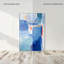 Blue Resonance II Canvas Abstract Print by Oliver Gal, Black Frame, 10 x 15-1733024086-1733024065