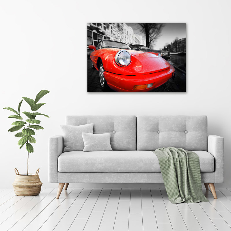 Classic Car - Wrapped Canvas Print