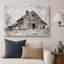 «Weathered Barn Farm Landscape», photos de bureau de ferme, impression sur toile encadrée-131654934-131654930