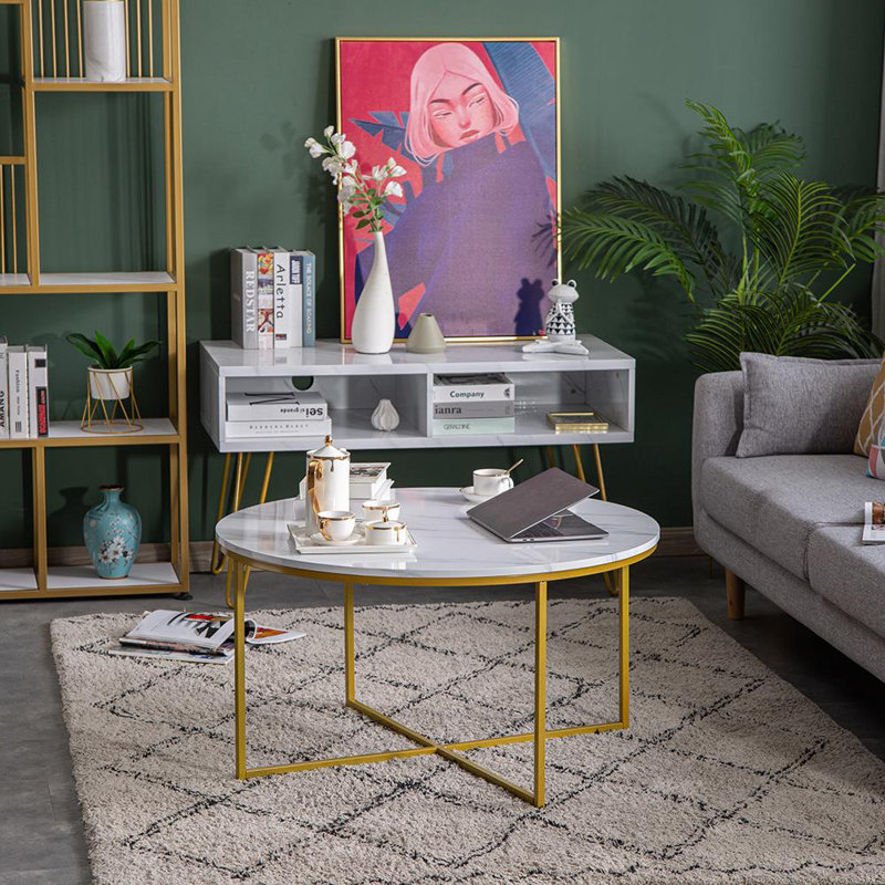 Cross Legs Coffee Table