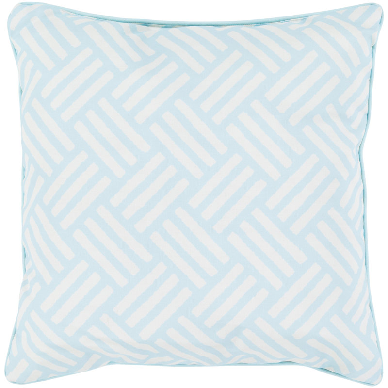 Abilene Outdoor Pillow, 16" x 16", Yellow
