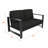 Oltjana Outdoor Patio Loveseat With Sunbrella® Cushions-124071170