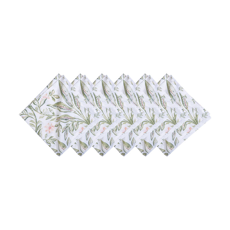 Ensemble de 6 serviettes de table Lana Palms