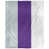 Argent / mauve / blanc