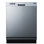 Summit Appliance 24" 49 Decibel ENERGY STAR Certified Built-In Dishwasher and Tall Tub Stainless Steel