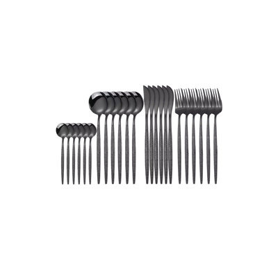 Tableware suite Stainless Steel Knife Fork And Spoon Cutlery 30 Piece Steak Knife Fork And Spoon Set