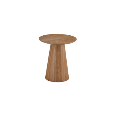 Ludwicka Coffee Table Light Grey DIA 60x40
