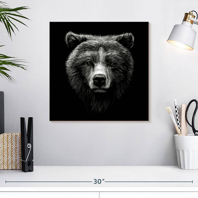 Brampt Grizzly Bear Face