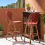 Tabourets de bar 4 pieds avec repose-pieds Plaid-977777949