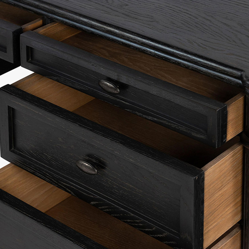 Bureau classique de style champêtre, Noir