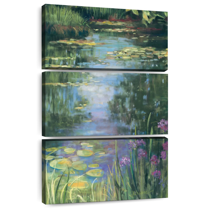Alvord Garden Pond I, 38" H x 24" W