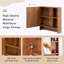 Armoire de rangement pour salle de bain avec miroir et armoire à serviettes pour salle de bain-118231409