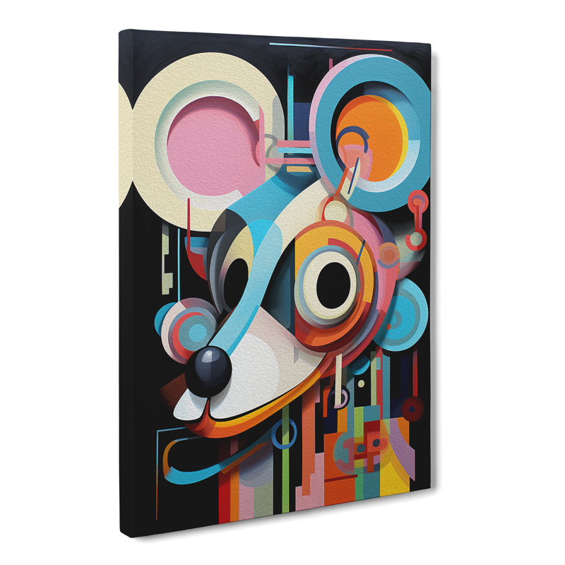 Mouse Constructivism - Wrapped Canvas Print, 76cm H x 50cm W x 3cm D