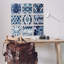 «Blue Boho Patterns», ensemble de 9 giclées par Patricia Pinto-108043037-108043039