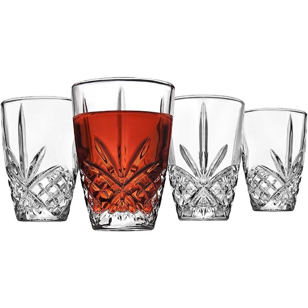 Great Foundations Tumbler and Double Old-Fashioned Glass Set in Square  Pattern (16-Pack)