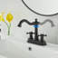 Robinet de lavabo de salle de bain 4 "avec drain Centreset-106847027