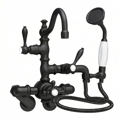Thermostatic Tub Faucet Cross Handles with Handheld