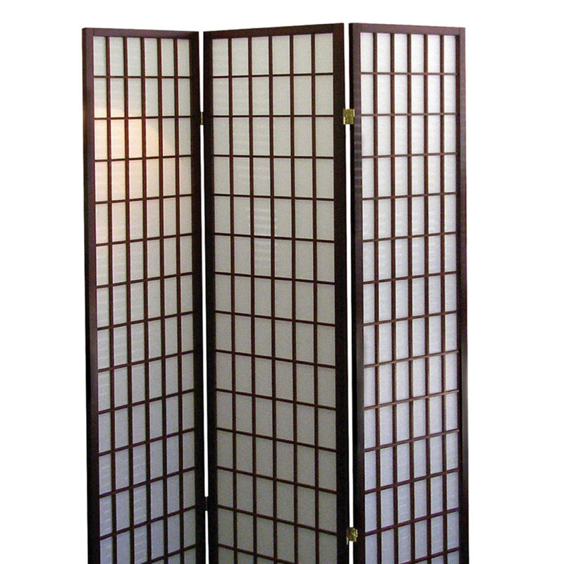 Grand paravent / paravent, Cerisier, H 70 po x l 50 po x P 6 po, 3