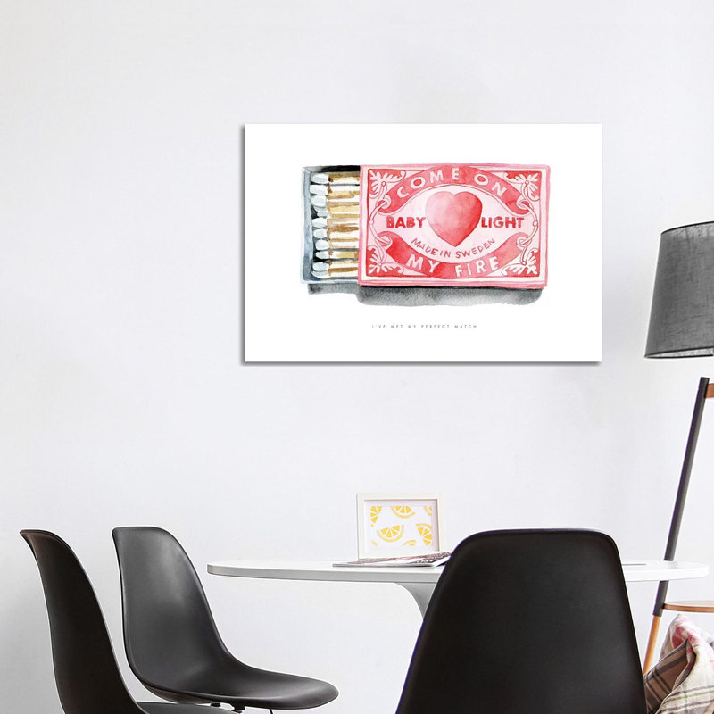 I've Found My Perfect Match by Mercedes Lopez Charro - Print on Canvas, 101.6 cm H x 66.04 cm W x 1.91 cm D, Wrapped Canvas