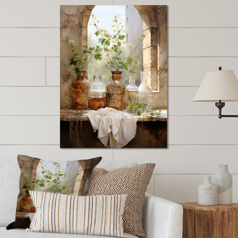 Vintage Laundry Day In Europe - Art mural en métal, H 40 po x l 30 po x P 1,5 po