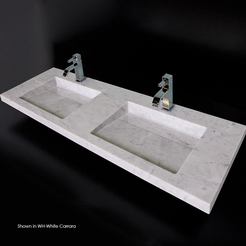 Libera 56'' L Bathroom Sink, Single, Bianco