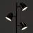 Jacob 64 in. Modern 3-Light Adjustable Standing LED Floor Lamp with 3 Metal Cone Shades-62954050