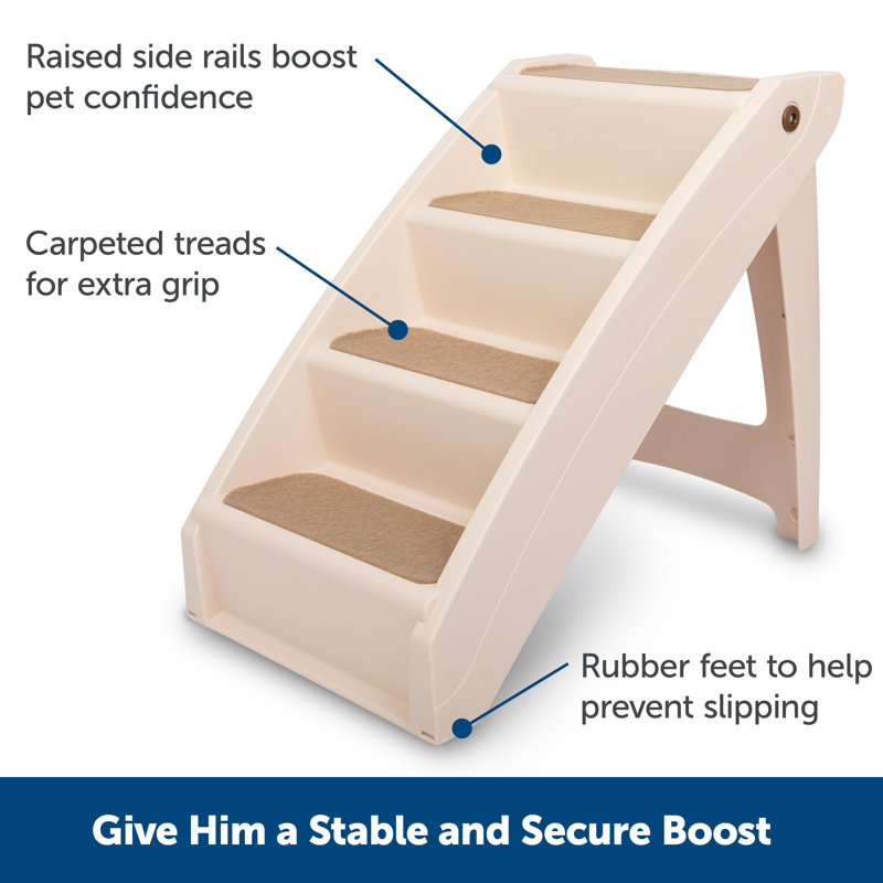 CozyUp Folding Pet Steps 25"