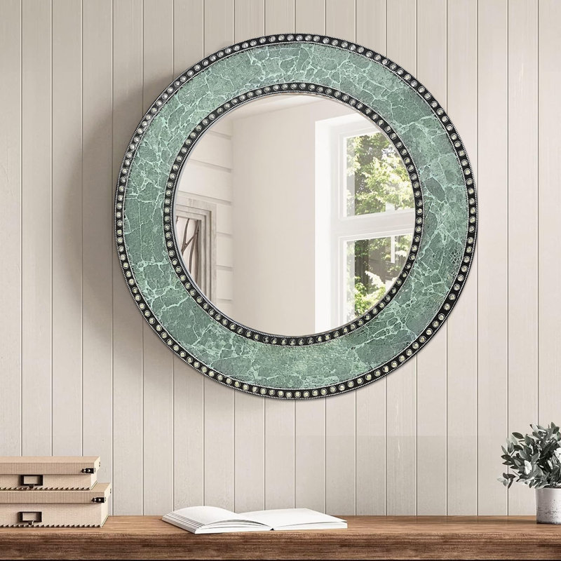 Miroir mural Cobberas, Vert écume de mer