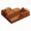 Canapé-lit convertible avec coussin cylindrique-2122178167