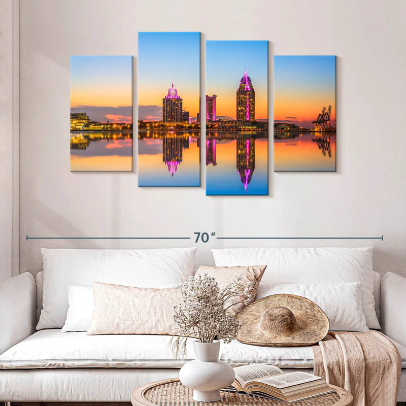 Horizon urbain de Sireci, Alabama, H 32 po x l 52 po