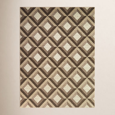 Mirena Beige Geometric Rug