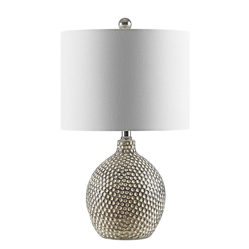 Lampe standard argentée 19 "Orsa Avalene