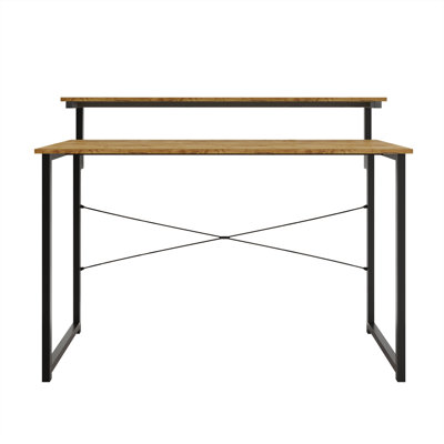 Bureau d'écriture en métal avec tablette