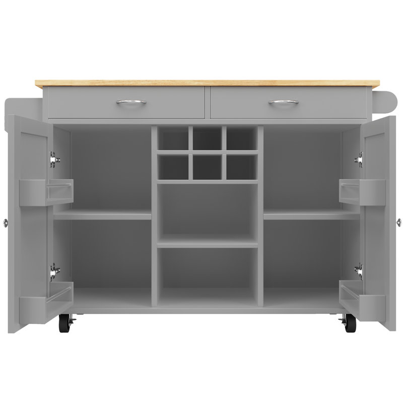 Wood Kitchen Island