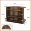 Mini table de bar avec rangement à 4 niveaux pour la maison et le salon
