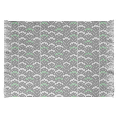 Chenille Chevron Indoor Rug