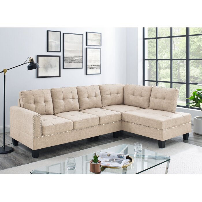 Red Barrel Studio® Louden 2 - Piece Upholstered Sectional & Reviews ...